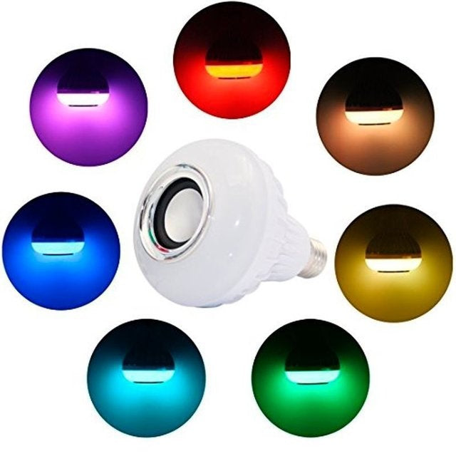 Lâmpada Led Music Bluetooth com Controle